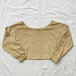 Adidas Originals Velour Off the Shoulder Sweatshirt Photo 7