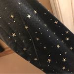 Umgee  USA Star Glitter Raglan Sleeve Sweatshirt Gold‎ Black Small Photo 4