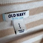 Old Navy CLEARANCE! Tan Basic Striped Sweater Size S EUC Photo 3