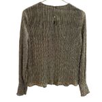 Banana Republic NWT! Gold Metallic Long Sleeve Dress Shirt Photo 2