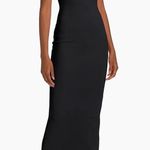Good American M Modern Scuba Tank Maxi Dress in Black Photo 0