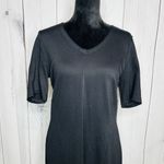 CAbi NWT  Claire Dress V-Neck Ponte Short Sleeve Sheath Black Sz 10 NEW Photo 1