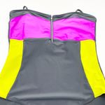 Athletech‎ One Piece Swimsuit Womens 16 Colorblock Full Coverage Sporty Beachy Photo 3