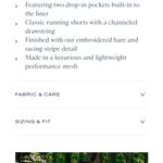 Tracksmith Women’s navy Van Cortlandt “Grande” running short. Blue Photo 9