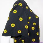 Unique Vintage  X GB Gwynnie Bee‎ Sunflower Black Dress, L Photo 9