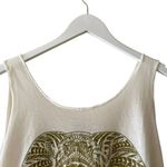 2 for $30 Sawasdee Cotton Sleeveless Top Aztec Boho Elephant Print Top SZ L White Size L Photo 4