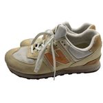 New Balance 574 Women’s Sneakers Beige Suede Athletic Shoes Size 8.5 Photo 1