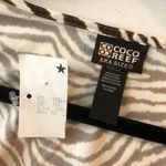 Coco reef  Adorn Animal-Print Swim Cover-Up Dress Brown White Size M Photo 4