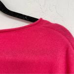 Sundance  Hot Pink Cashmere Crew Neck Balloon Sleeve Sweater L Barbie Core Photo 2