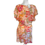 Free People  | Freddy Tie Floral Mini Dress in Fruit Punch V Neck Size Medium NWT Photo 8