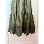 Jason Wu Jason‎ Wu Women's New Army Green Maxi Dress Size Small Ruffle Bohemian Photo 8