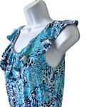 Lilly Pulitzer  Alessa Romper Size XS Blue Coastal Preppy Aqua Spritz Photo 9