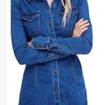 Free People Dynamite in Denim Mini Dress Photo 0