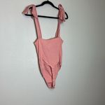 Free People Intimately Lola Bodysuit in Coral Size Medium Photo 5