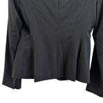 The Limited  Black Two Button Flared Peplum Back Blazer Photo 5