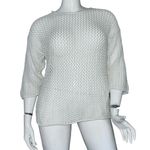 Jones New York Open Crochet Knit Sweater Photo 0