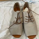 Maison Martin Margiela Women's Gray Perforated Shoes Size 5 Photo 4