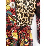 Alice + Olivia  Nelia Wide Sleeve Romper Multicolor Patchwork Print Floral Size 2 Photo 14