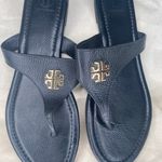 Tory Burch Jolie Flat Thong Sandals Black Photo 0
