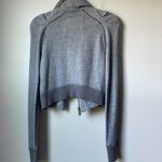 Abercrombie & Fitch  Moto style cotton blend sweatshirt jacket In size medium Photo 6