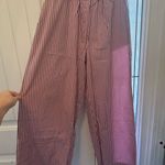 Daily Drills  women’s Striped Pants - Brown and White Photo 5