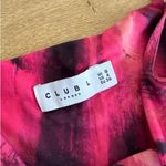 Club L London Phantasy Print Cowl Neck Maxi Dress in Pink & Black Size 4 Photo 1