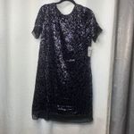Superfoxx  nordstrom blue navy sequin beaded mini dress medium party‎ cocktail Photo 1