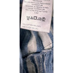 Free People  We The Free Surf Stripe Maxi Top XS Linen Oversized Beach Vacation Photo 11