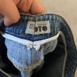 Topshop Denim Zipper Skirt Photo 2