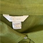 Cato  Women Tunic Top 18/20 Olive Green Relaxed Button Up Sheer‎ Gauze Workwear Photo 1