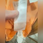 Vince NWT Women’s  Sheer Crinkled Silk Shirt in ‘Lotus’ SZ XL Photo 9