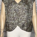 INC  International Concepts NWT Size 1X Glam Camouflage Knot Hem Knit Top Shirt Photo 2