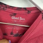 Ghost Face Tie Dye Long Sleeve Shirt Size Small Halloween Spooky Red Photo 4