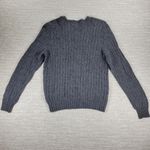 Ralph Lauren Rugby Cable Knit Sweater Large Gray Wool Angora Cashmere Blend Photo 10