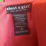 About A Girl Cranberry Ruffle Tank Top (S) Photo 4