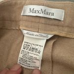Max Mara  Italy High Rise 100% Camel Hair Trouser Dress Pant Luxury Sz 8 *FLAW* Photo 10