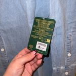 Disney  Parks Winnie the Pooh Embroidered Denim Button Up Shirt 1X NWT Photo 8