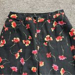 Vintage 90’s Floral Printed Black High Waist Jeans size 14 by Tattoo Photo 2