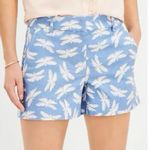 Loft NWT Riviera Shorts in Blue Butterfly Print Size 18 Photo 1