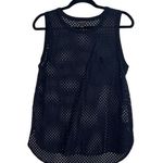 Banana Republic Tank Top Black Open Stitch Beach Coverup Photo 0