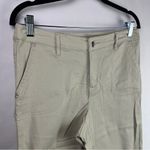 Dressbarn Khaki Bermuda Shorts Cotton Stretch Mid Photo 1