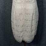 Dolce Vita Lace Sheath Dress Tan Beige Lined Short Sleeve Size Medium Photo 7