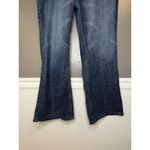 Zana Di Jeans Womens 22 Blue Bootcut Rhinestone Embellished Stretch Denim Bling Photo 3