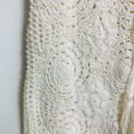 Free People Racing Hearts ecru ivory all over crochet dress. Size XS Photo 9