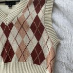 Argyle Sweater Vest Size L Photo 0