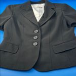 Kasper  Black Button-Up Blazer Photo 12