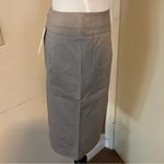 Napist Women's Work Office Business Stripes Pencil Skirt Gray Photo 2