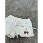Edikted NWOT Mon Cheri Sweat Shorts Beige Fleece Pull on Drawstring Womens XS Photo 7