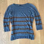 DSquared 2 Blue and Orange/Brown Striped Sweater Photo 0