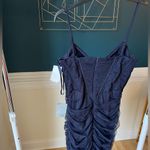 Blondie Nites  Juniors Size 11 navy corset dress Photo 1